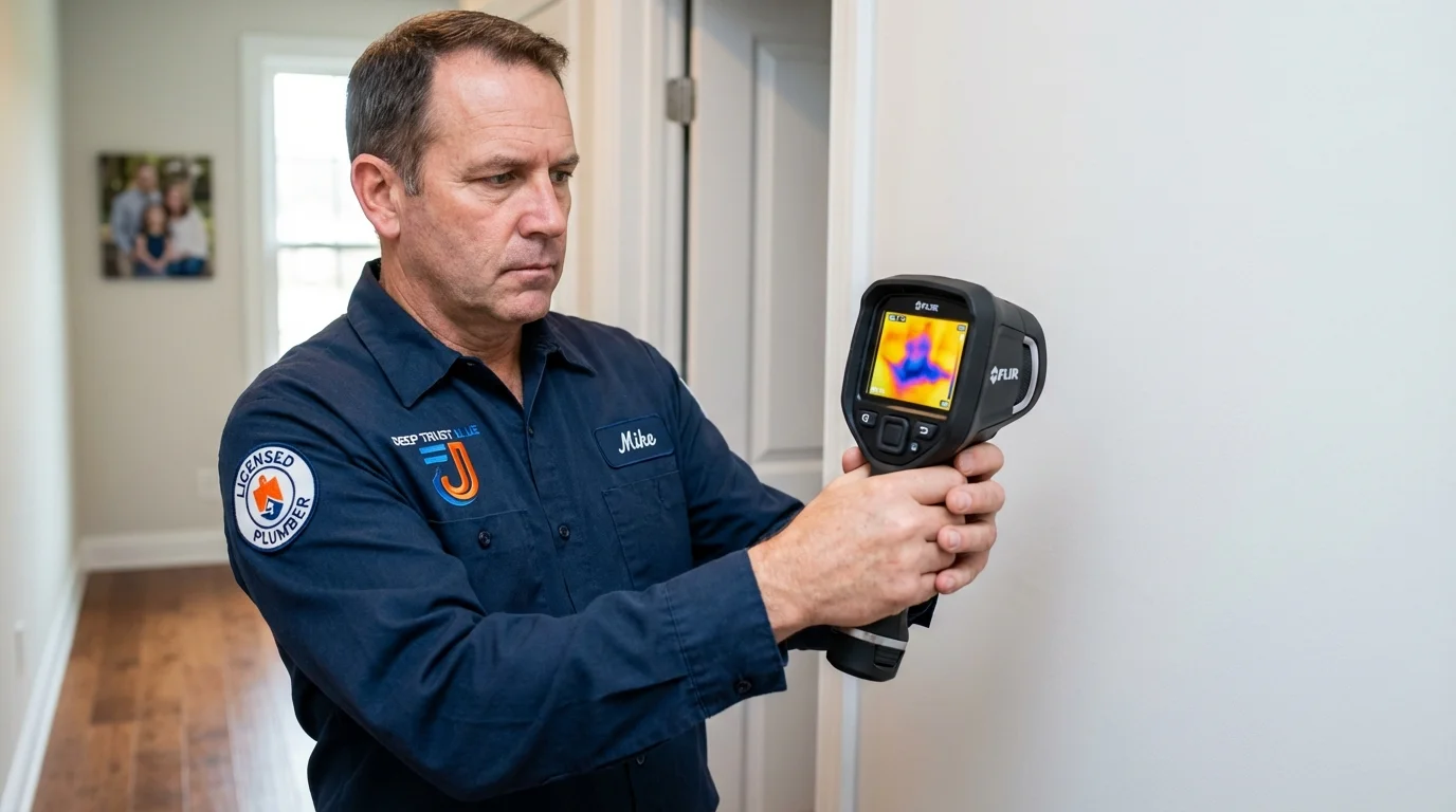 Thermal imaging leak detection by Johns Plumbing LLC in Vine Grove